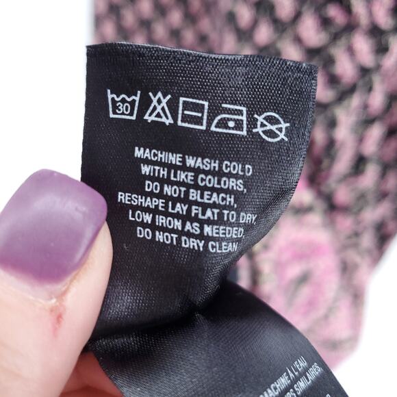 Maeve Boho VTG inspired Tapestry Paisley Geometric Metallic Shift Dress Lined XS - Picture 6 of 11